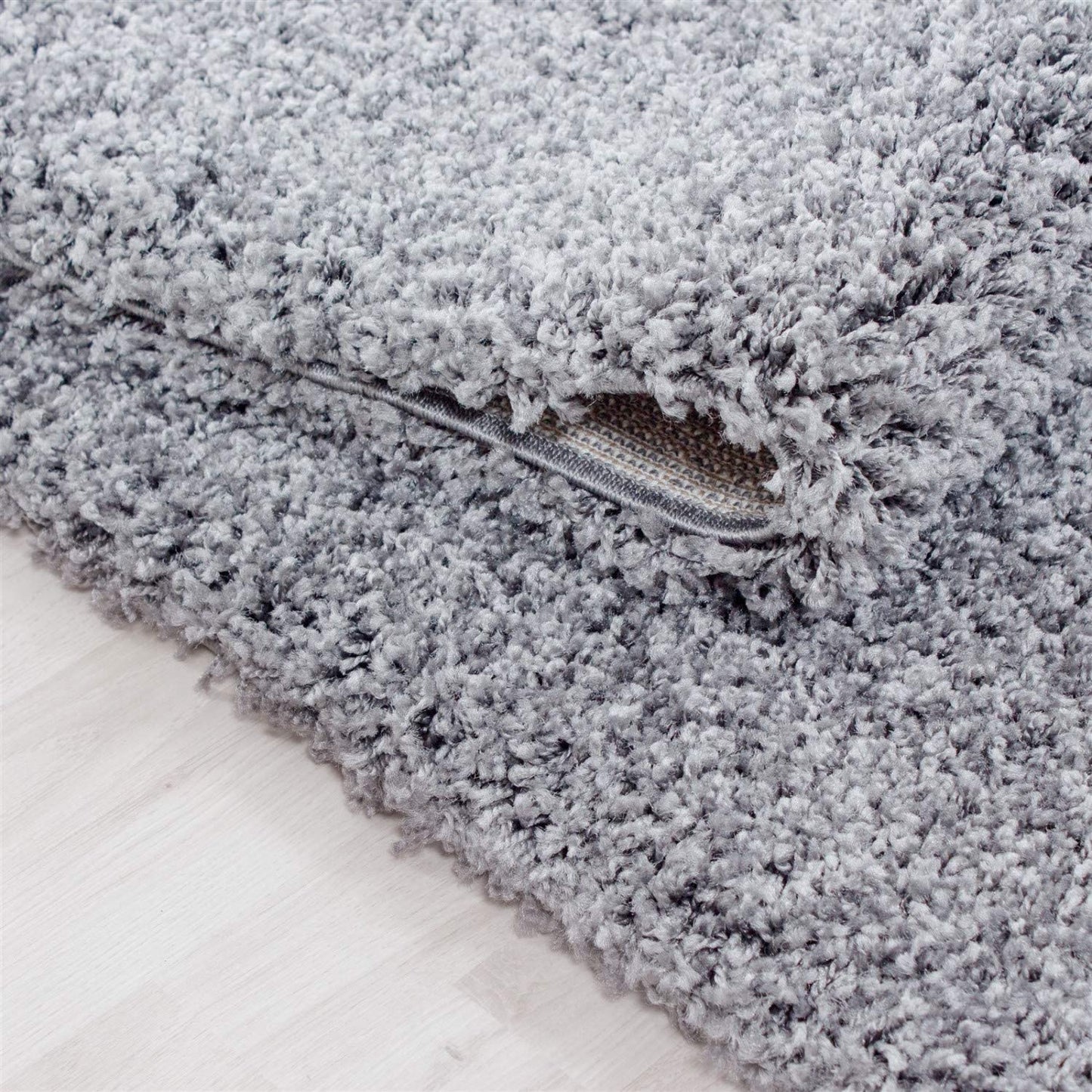 Wadan High Pile Propylene Silver and Grey Rugs Available in 5 Sizes & Different Colors