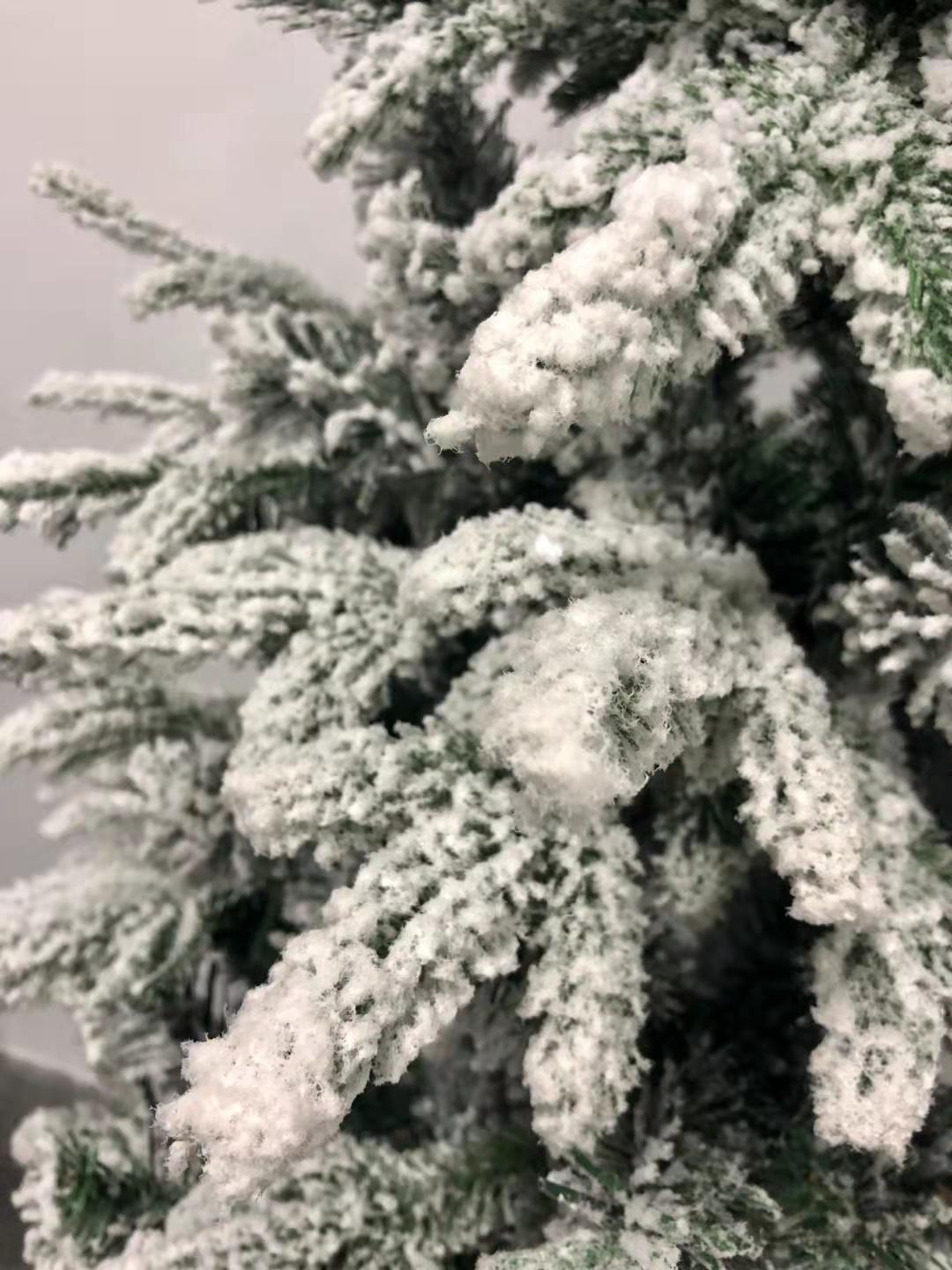 Wadan Half Snowing Christmas Trees - 6ft 1