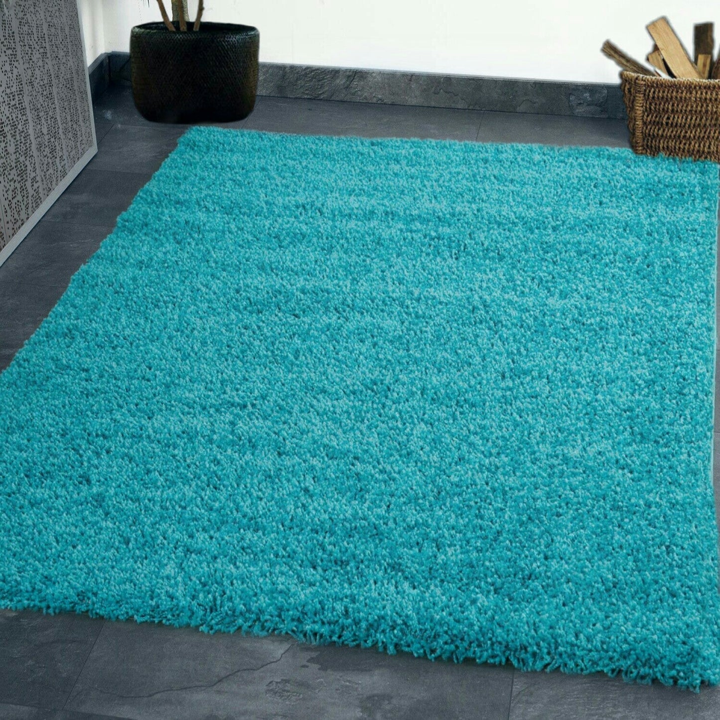 Wadan Colourful Shaggy Rugs Large Living Room Rugs Washable