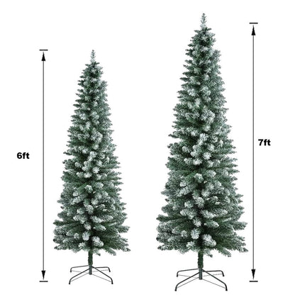 Wadan Snow Tipped Christmas Trees - 2 Sizes sizing