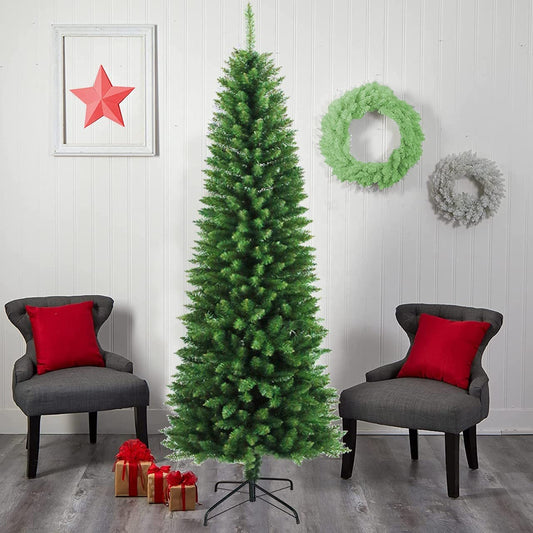 Green 6ft Slim Christmas Tree