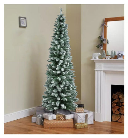 Wadan Snow Tipped Christmas Trees - 2 Sizes stay Put