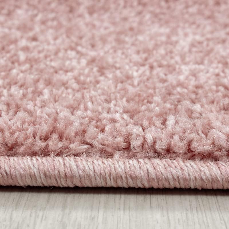 Wadan ATA Plain Shaggy Rugs - Modern Living Room Rugs