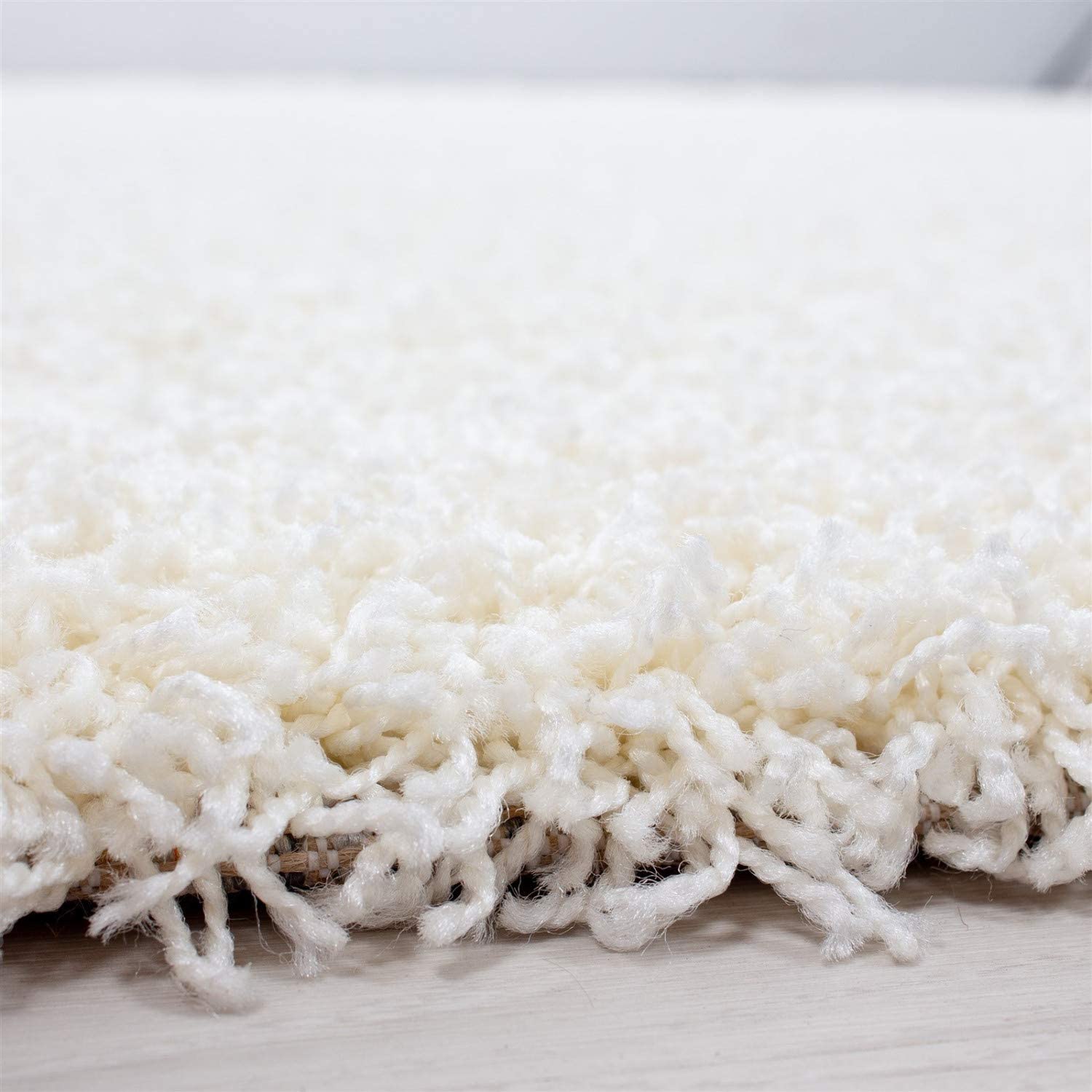 Wadan Shaggy Rug Pure White Rugs Large Living Room Rugs