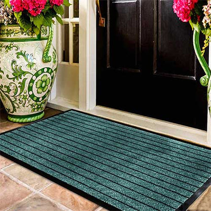 Wadan Washable Green Door Mats Barrier Mats for Entrances Non Slip Door Mats-All Sizes