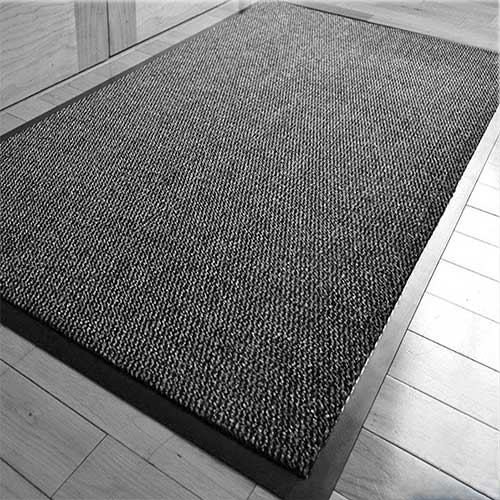 Grey Door Mat Non-Slip Front Door Mat Rubber Backed Washable Door Mats Indoor (ALL SIZES)