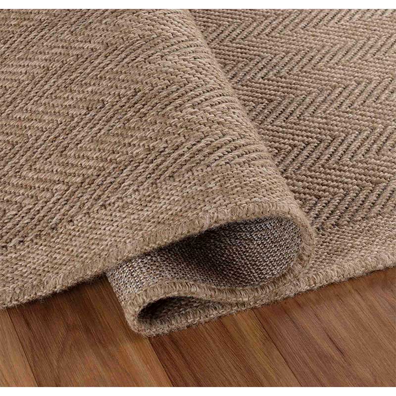 Wadan Herringbone - Indoor / Outdoor Rugs Tan Zoom 