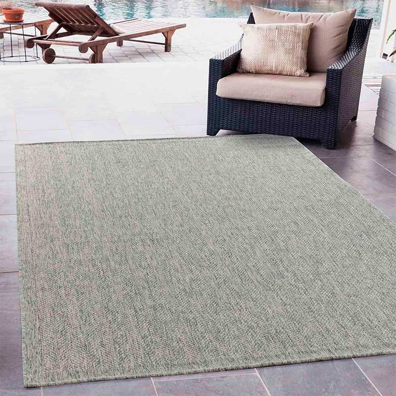 Wadan Herringbone - Indoor / Outdoor Rugs silver Main 