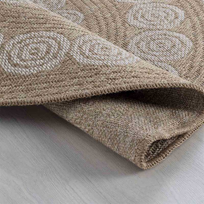 Wadan Harper Circle Rugs- 120cm Indoor / Outdoor Cream Zoom 