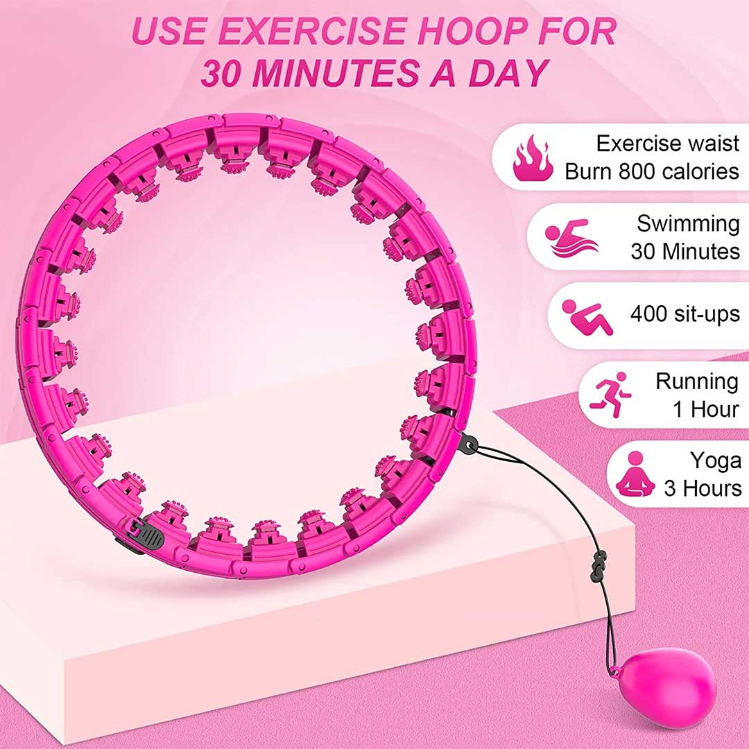 Wadan Adjustable Weighted Hula Hoops