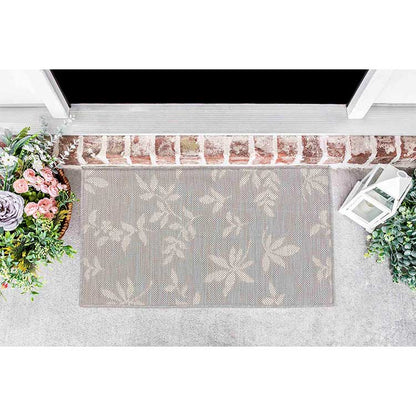 Wadan Sky Flower Grey - Indoor / Outdoor Rugs