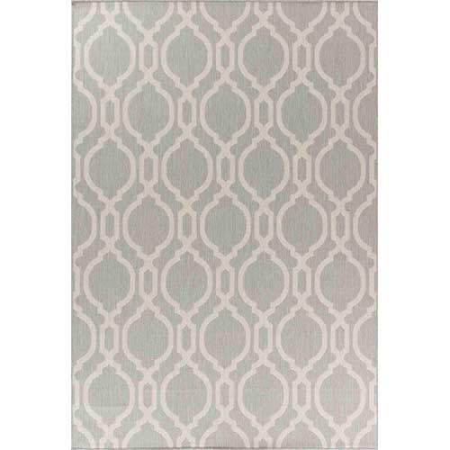 Wadan Sky Trellis Grey Indoor / Outdoor Runner Rugs