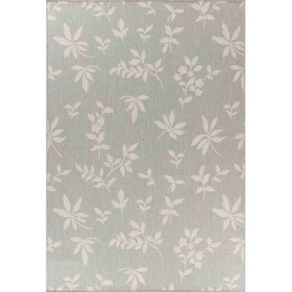 Wadan Sky Flower Grey - Indoor / Outdoor Runner Rugs Portrait 