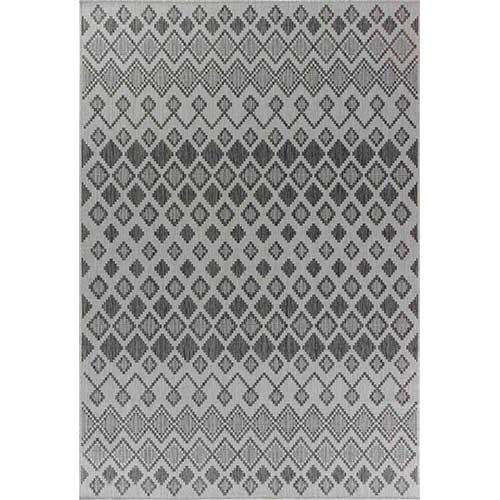 Wadan Sky Check Grey - Indoor / Outdoor Runner Rugs Main Grey 