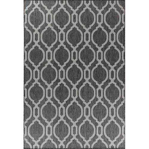 Wadan Sky Trellis Grey Indoor / Outdoor Runner Rugs