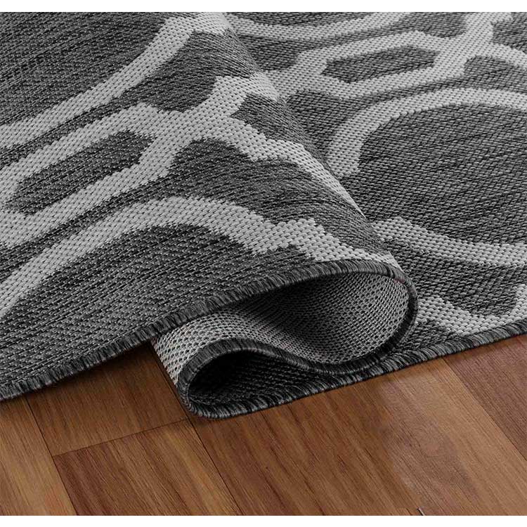 Wadan Sky Trellis Grey Indoor / Outdoor Rugs Zoom 