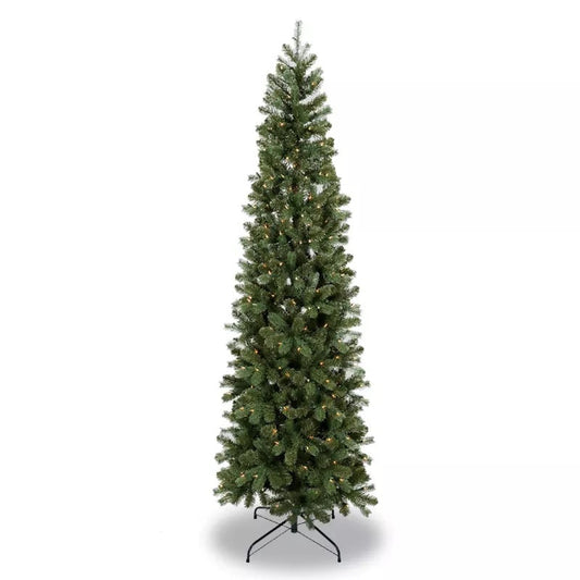 Wadan Pre Lit Slim Christmas Trees - 6ft