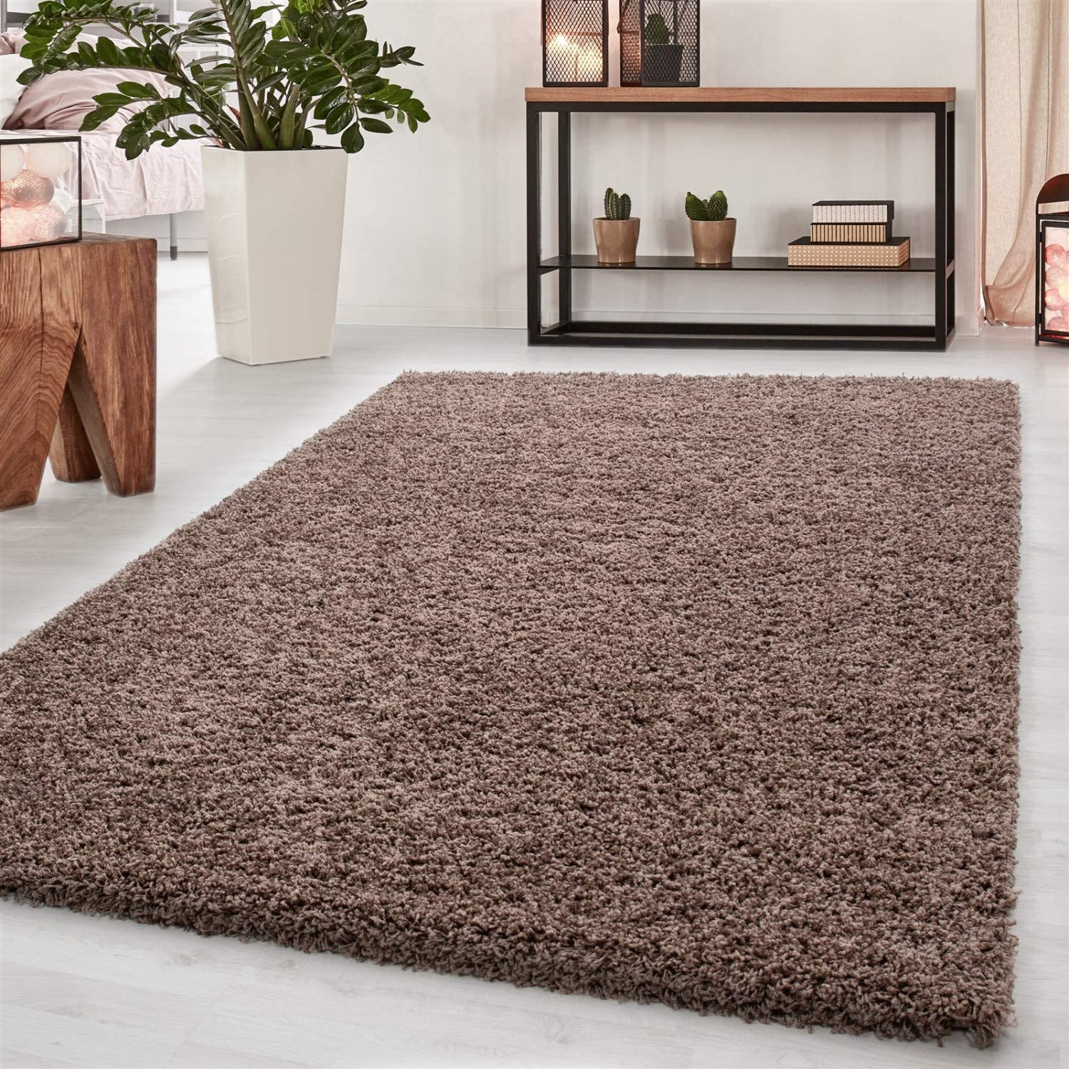 Wadan Dark Beige Rugs Large Machine Washable Rugs