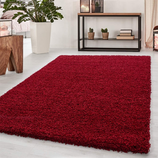 Wadan Red Shaggy Rugs