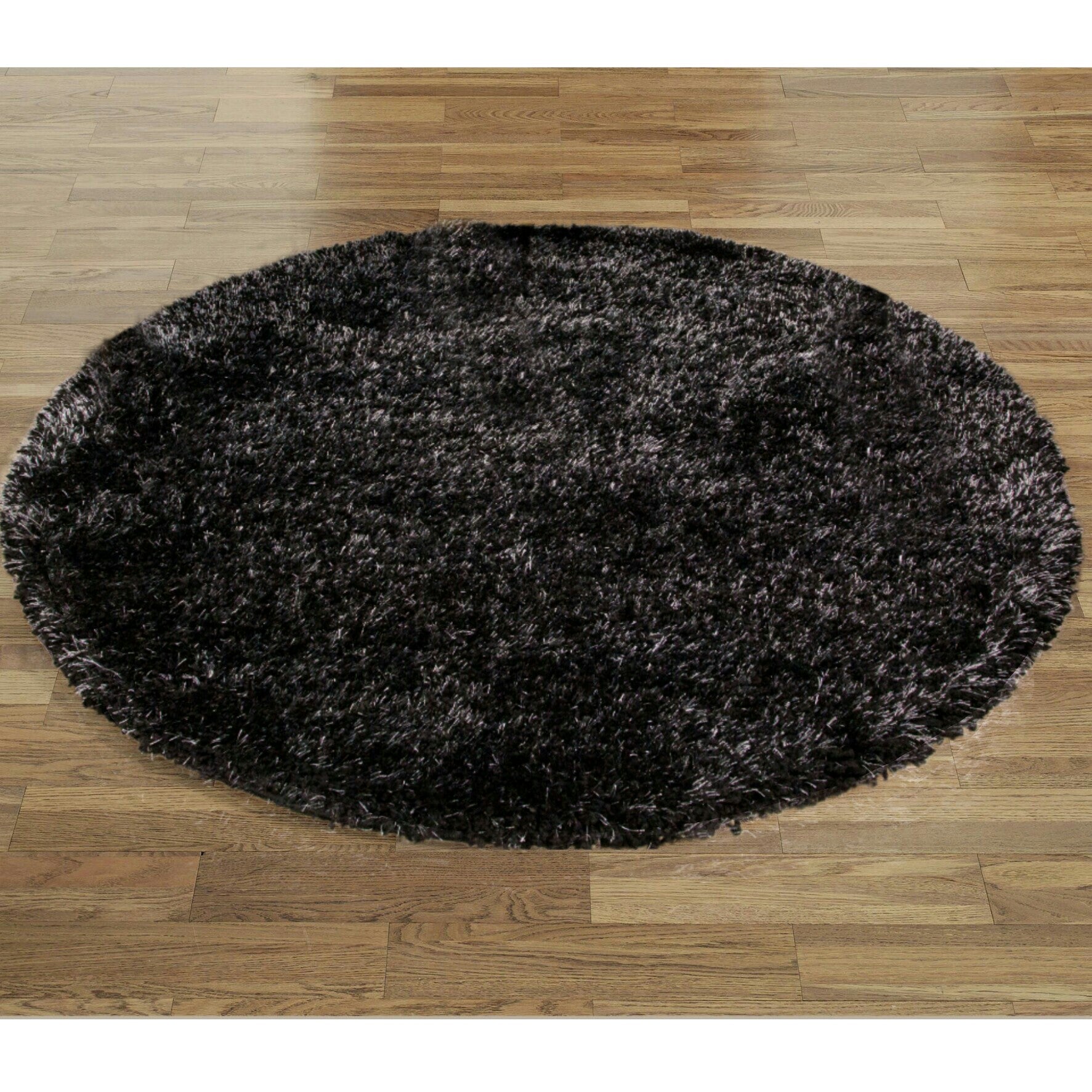 Wadan Anthracite Black Rugs For Living Room Large Round Rugs