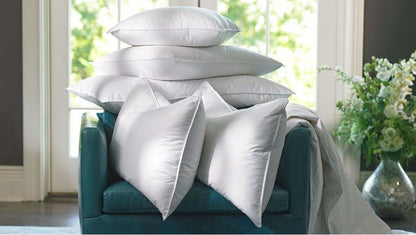 Wadan Luxury Duck Feather and Down Pillow Pair High Quality Comfortable Soft For Beds ( OK )