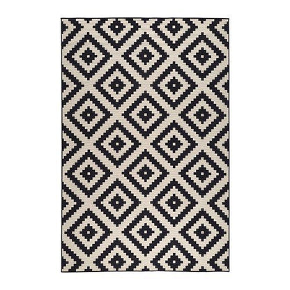 Wadan ® LAPPLJUNG RUTA - Large Rugs, Black And White Rugs