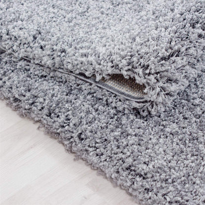 Wadan High Pile Propylene Silver and Grey Rugs Available in 5 Sizes & Different Colors 